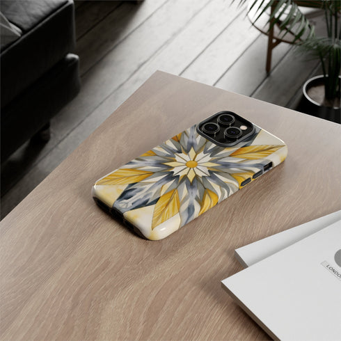 Sunshine Bloom Mosaic - Impact Resistant Phone Case